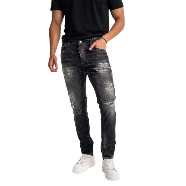 Dsquared2 Rocky Mountains Wash Skater Jeans Black W28