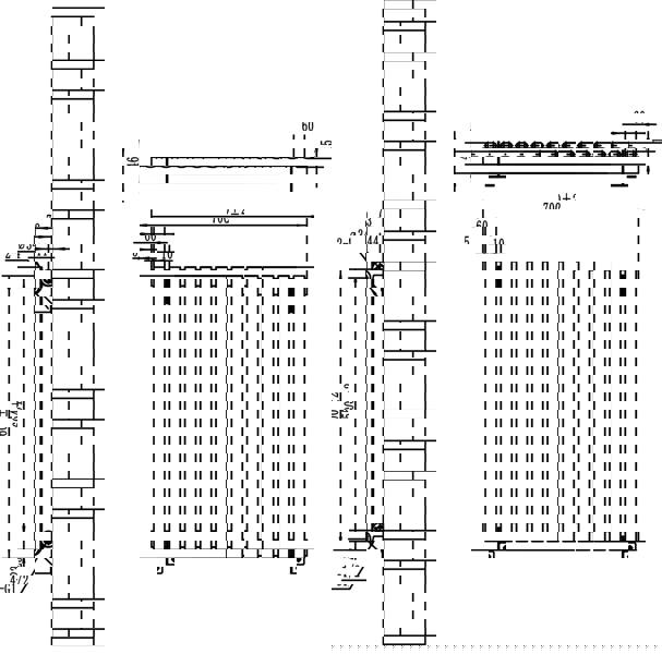 Flat single column radiator in white, measuring 600 x 700mm, featuring a sleek design with vertical fins and precise dimensions