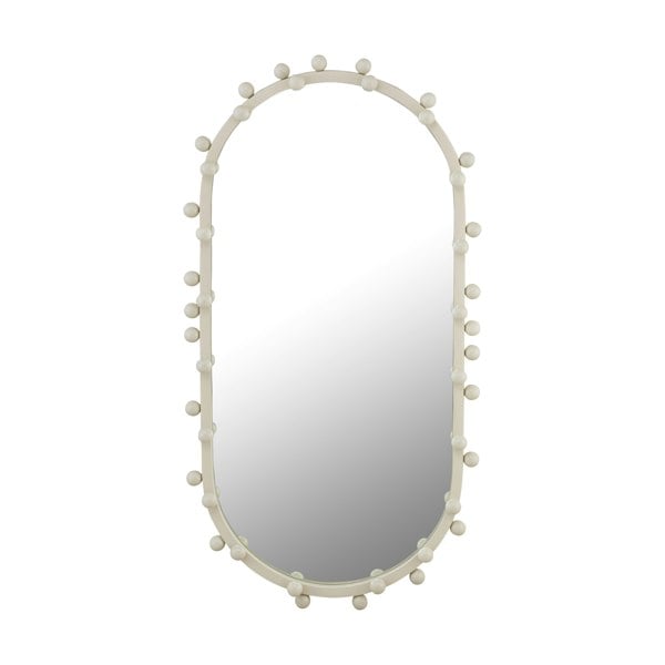 Furniture Edit Bubbles Ivory Large Oval Wall Mirror