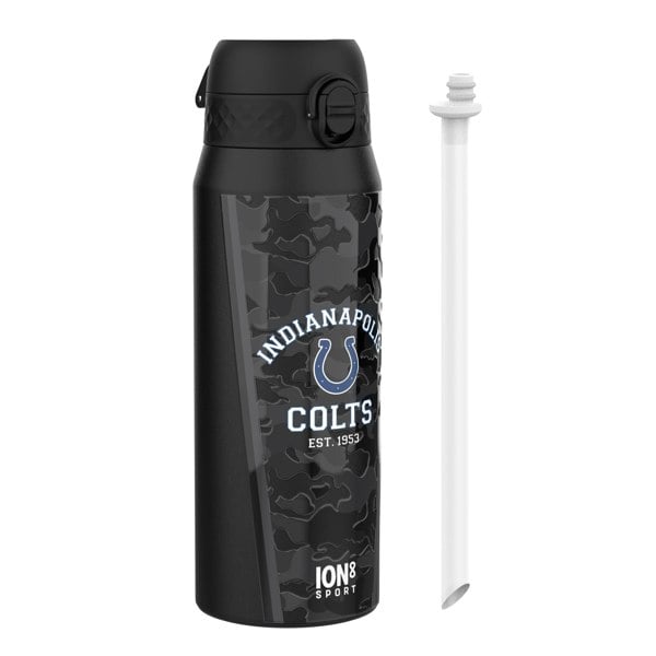ION8 NFL x ION8 Insulated Steel Water Bottle, NFL Colts, 750ml (24oz)
