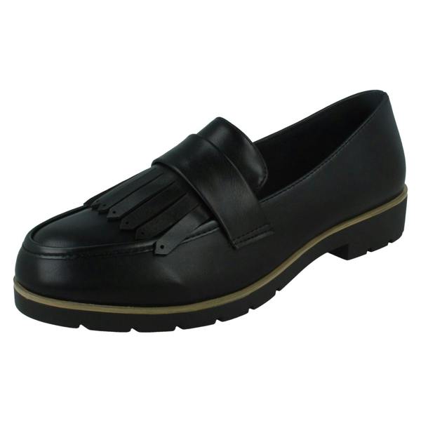 Spot On Ladies Spot On Formal Loafers F90096