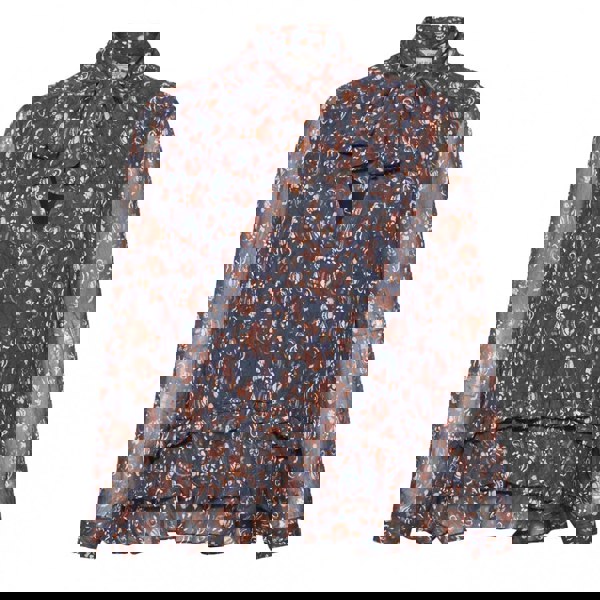 Great Plains Highland Floral Tassle Womens Blouse