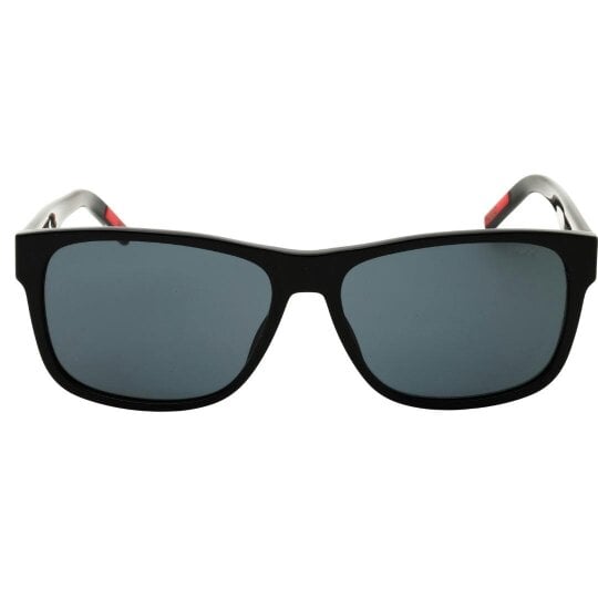 Hugo Boss Dark Grey Lens Black Framed Sunglasses