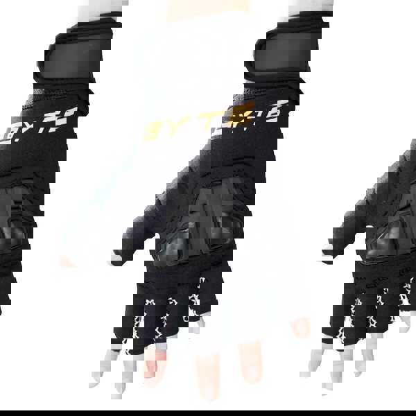 BYTE XR LEFT HAND KNUCKLE GLOVE BLACK ORANGE