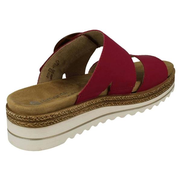 Remonte Ladies Remonte Wedge Sole Mule Sandals D0Q51