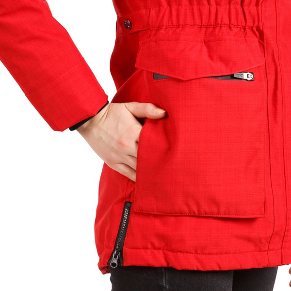 Trespass Women's Caption Waterproof Parka - Red