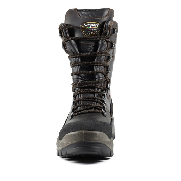 Grisport Mens Gamekeeper Waxy Leather Walking Boots - Brown/Black