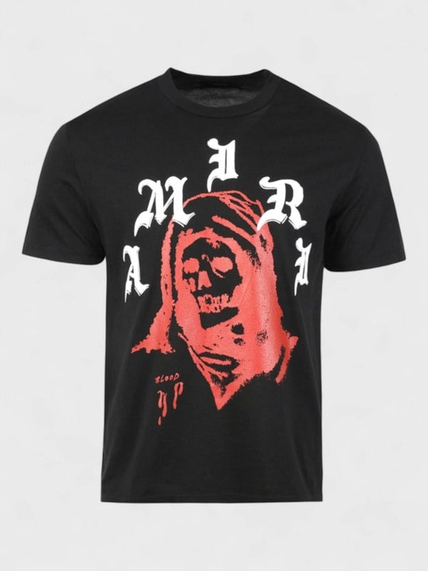 Amiri Wes Lang Solar Kings T Shirt Black