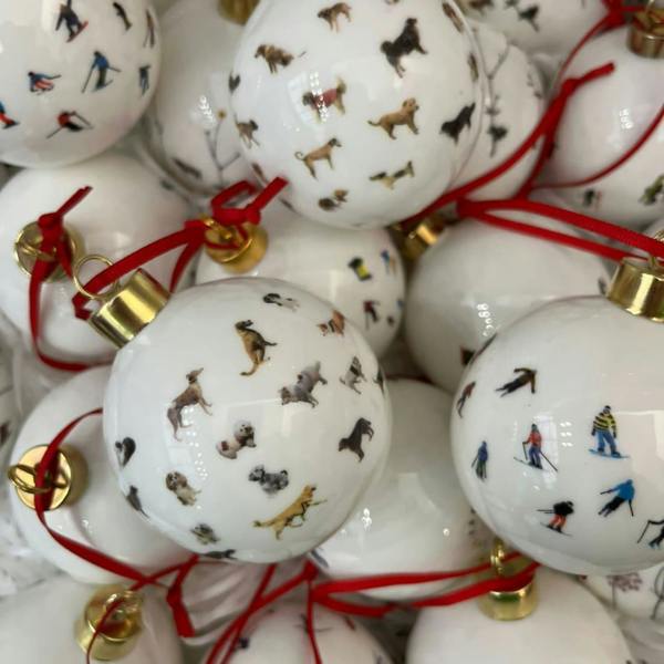 Powderhound Dog Chain Bauble