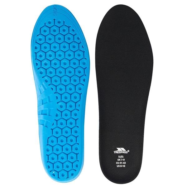 Trespass Unisex Adult Pacerun Insoles - Black/Blue - 