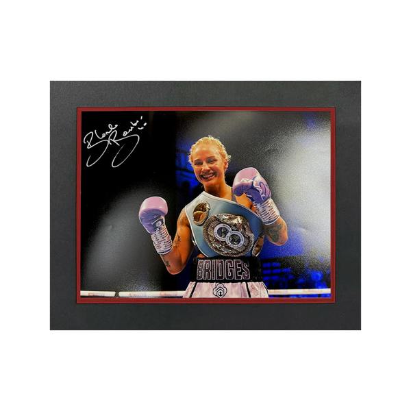 Ebanie Bridges Signed 16x12 Image Deluxe Mount