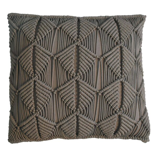 Wyld Haus Set of 2 Rochefort Grey  Handwoven Cushion Covers