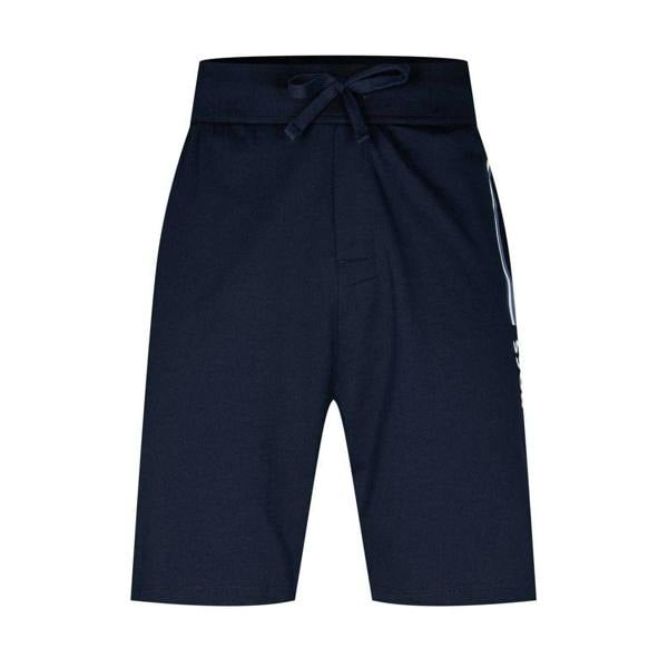 Boss Unisex Adult Lettering Relaxed Fit Sweat Shorts - Navy - 