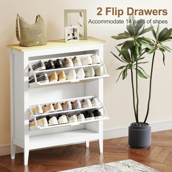 Flip-down Shoe Cabinet