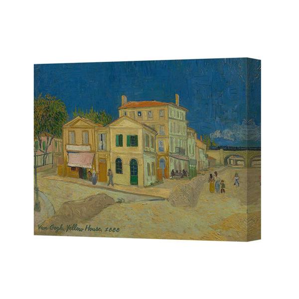 Benjamin Tate Design Van Gogh Yellow House Canvas Print 1888 Art Reproduction