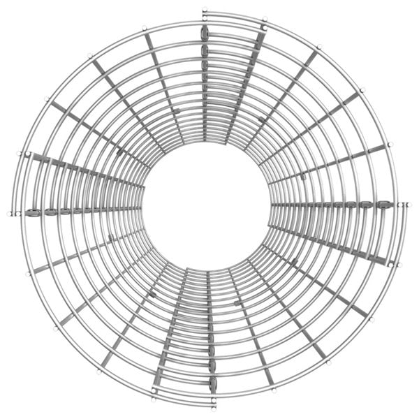 Berkfield Circular Gabion Raised Beds 3 pcs Galvanised Steel 30x150 cm