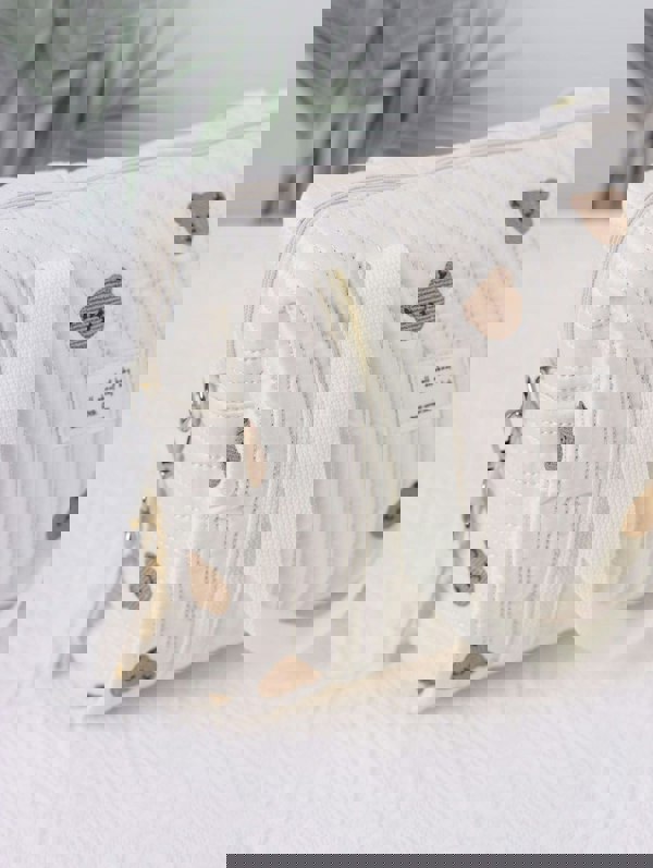 Anymom Mommy Baby Changing Bag Stuff Bear Handbag Embroidery Quilted Shoulder Mommy Bag Stroller for Baby