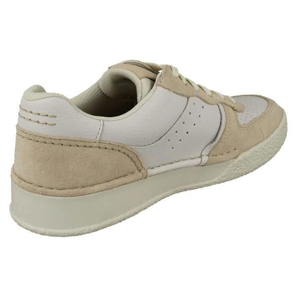 Clarks Ladies Clarks Vintage Sporty Style Two Tone Trainers Craft Cup Court