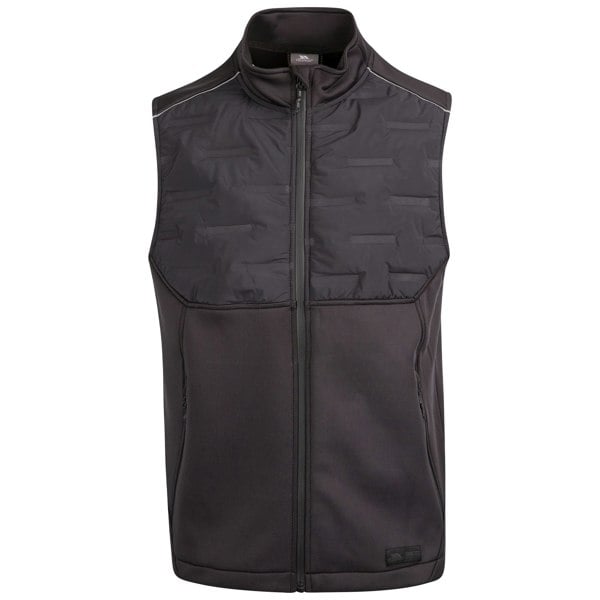 Trespass Mens Gorman Hybrid Body Warmer - Black