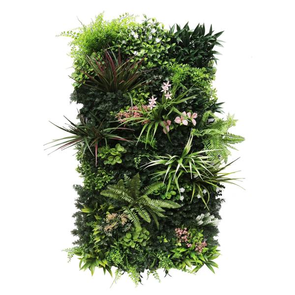 Combo of 3 Florence Premium Artificial Plants Green Wall Panels 1m x 50cm - Evergreenery