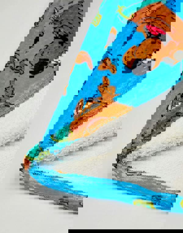 Scooby Doo Boys Blue Character AOP Blanket Hoodie (One Size)