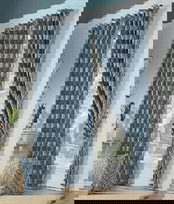 Luxury Living Cam Room Darkening Ring top Curtains