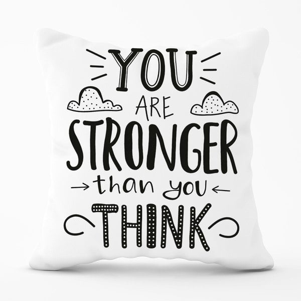 Warren Reed You Are Stronger Than You Think Cushions