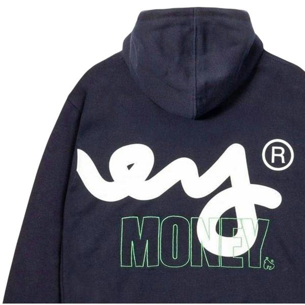 Money Mens Block Stencil Hoodie - Navy - 