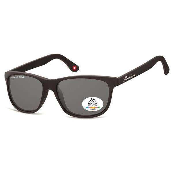 Montana Sunglasses MP48 Matte Black Grey Polarized