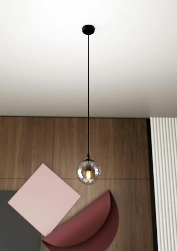 Emibig COSMO Pendant lamp  1 x E14 Black with Graphite Shade