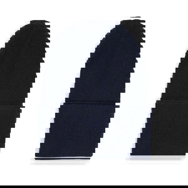 Hugo Xevon Ribbed Turn Up Beanie - Navy - 