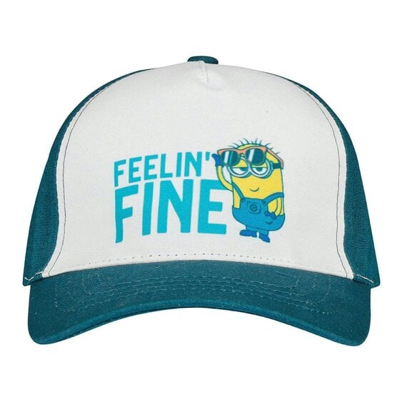 Minions Kids Feelin' Fine Baseball Cap One Size Teal