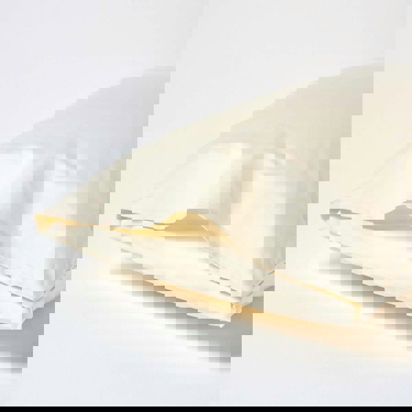 HOMESCAPES Premium 1000 TC Egyptian Cotton Sateen Weave Housewife Pillowcase, Standard Size