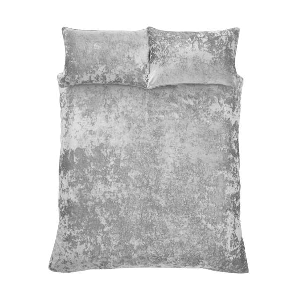 Catherine Lansfield Crushed Velvet Duvet Cover Set