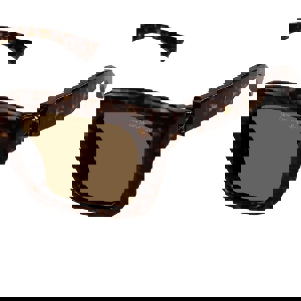 Alexander McQueen Tortoiseshell Skull Women's Sunglasses – Dark Brown