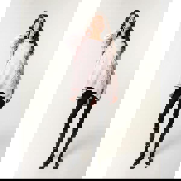 Blue Vanilla Lace Bow Sweat Top