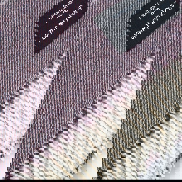 Wonderland - Alpaca & Merino Lambswool Blanket - Purple - Heating & Plumbing London - Throw