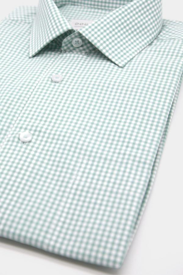 Apple Green Cotton Long Sleeve Shirt