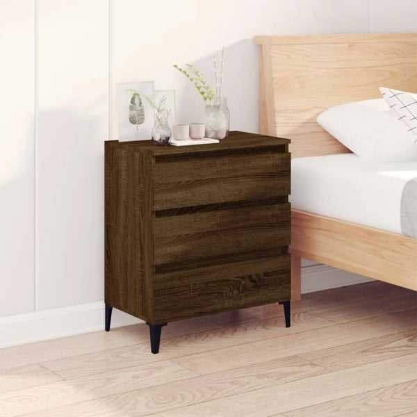 Berkfield Sideboard Brown Oak 60x35x70 cm Engineered Wood