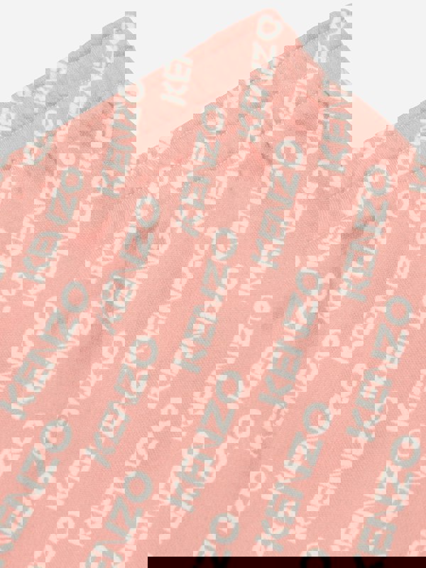 KENZO KIDS KENZO Girls Fleece Logo Skirt in Pink