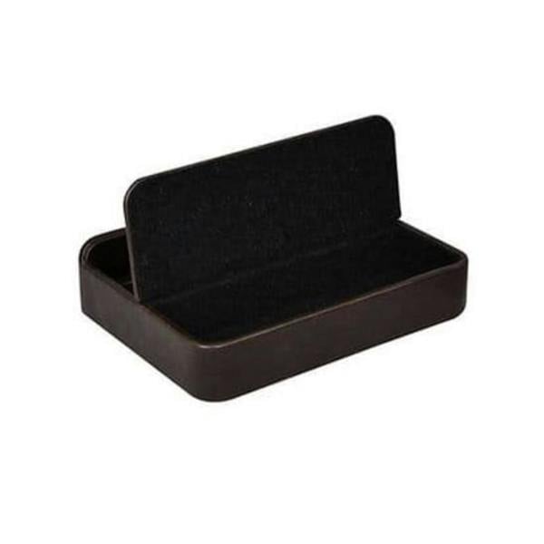 Dyzi Cambridge Charging Valet Tablet Phone Organiser Brown Leather Effect