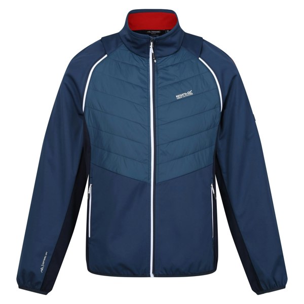 Regatta Men's Steren II Softshell Hybrid Jacket - Moonlight Denim/Navy/Danger Red