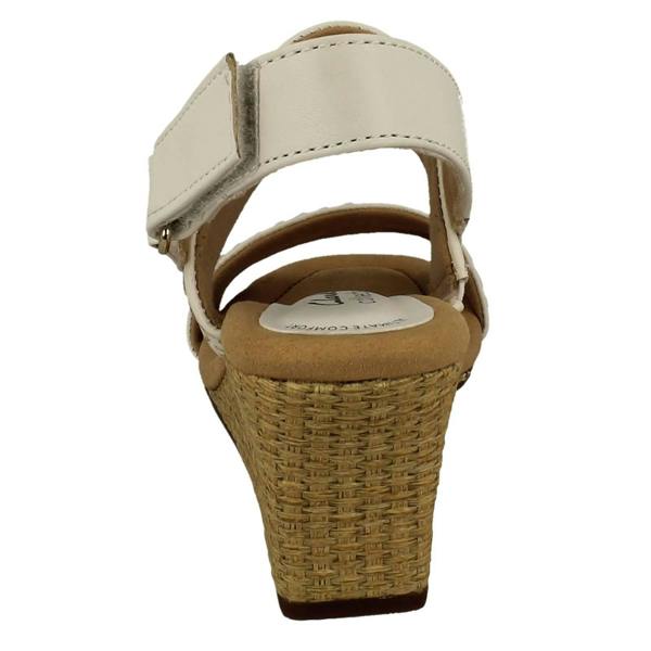 Clarks Ladies Clarks Wedge Sandals Kyarra Rose