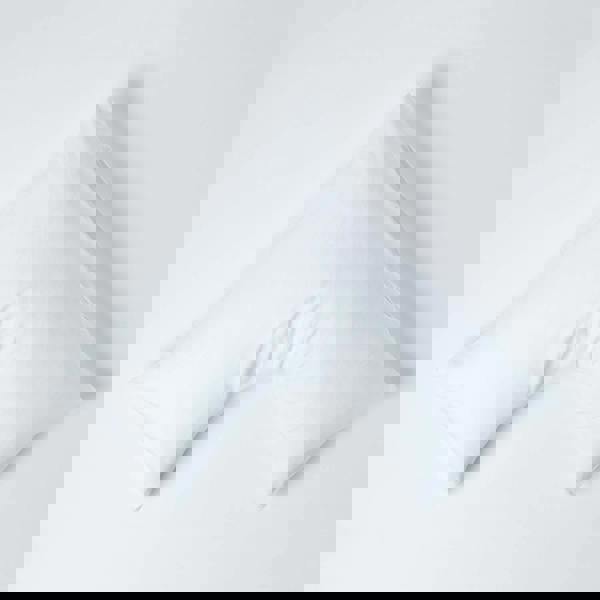 HOMESCAPES French Flax Linen V Shaped Pillowcase