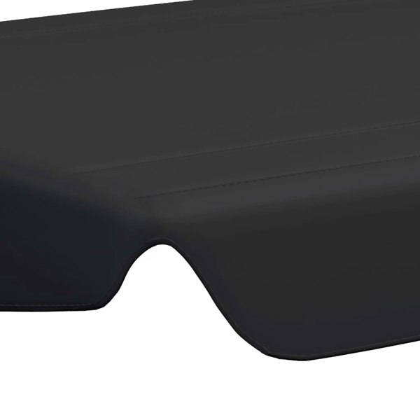 Berkfield Replacement Canopy for Garden Swing Black 188/168x110/145 cm