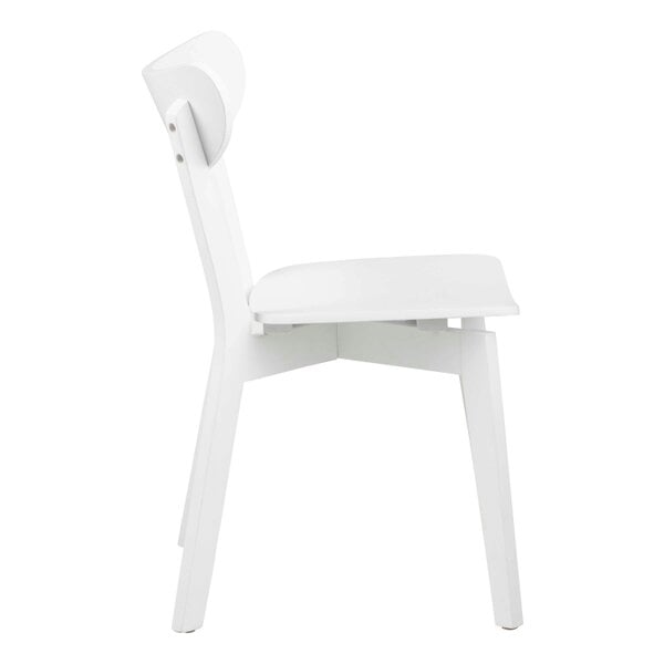 Wyld Haus Krakow Kitchen Dining Set White Square Dining Table + 2 Dining Chairs