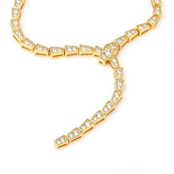 Say It With Snake Necklace - Yellow Gold
