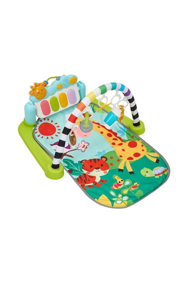 Living and Home Colorful Baby Play Mat with Musical Keyboard & Hanging Toys