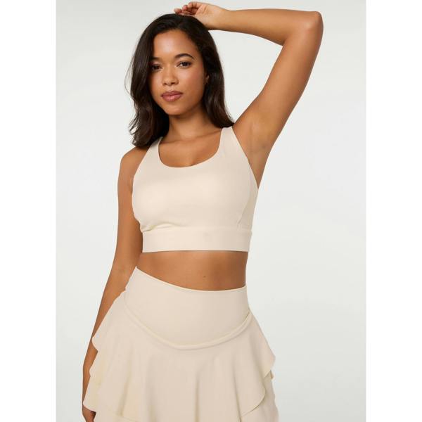 Pink Vanilla Crossback Active Crop Top