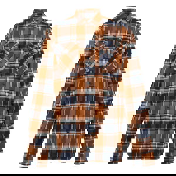 Regatta Mens Spennith Plain Shirt Jacket - Glazed Ginger/Navy